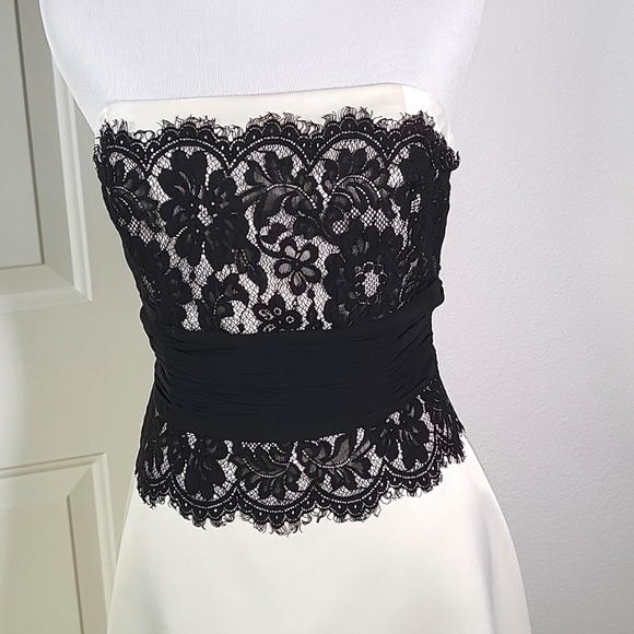 WHBM Ivory Evening Gown - Picture 2 of 9